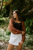 The Cropped Ballet Shrug - Brown
