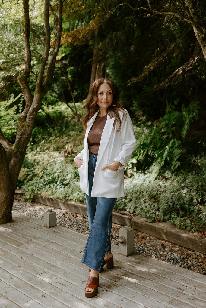 The New Classic Blazer - Ivory