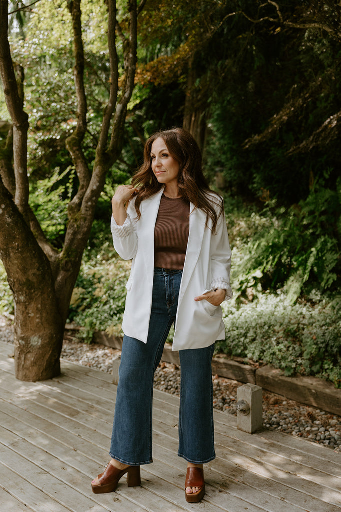 The New Classic Blazer - Ivory