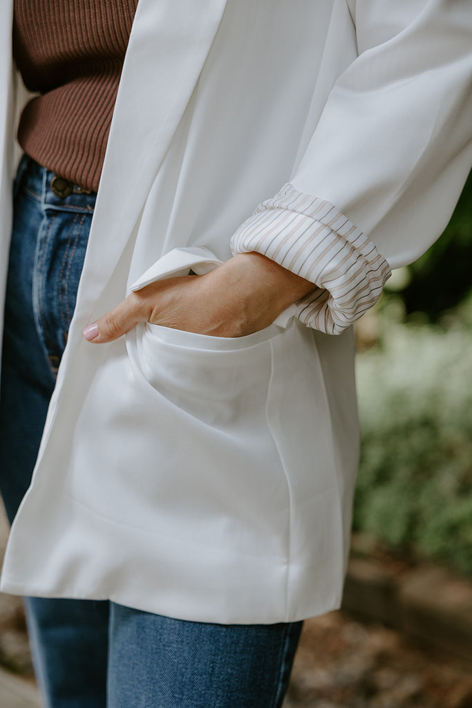 The New Classic Blazer - Ivory