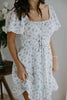 Front Tie Mini Floral Dress