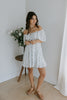 Front Tie Mini Floral Dress