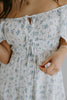 Front Tie Mini Floral Dress