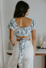 Floral Corset Top - Blue