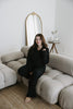 Zip Up Sweatshirt With Wide Leg Pant - B