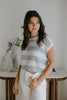Textured Sleeveless Shirt - Ice/Cream
