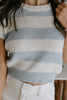 Textured Sleeveless Shirt - Ice/Cream