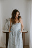Strapless Floral Garden Party Midi