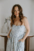 Strapless Floral Garden Party Midi