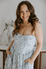 Strapless Floral Garden Party Midi