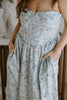 Strapless Floral Garden Party Midi