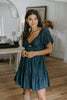 Twisted Bust Dress - Indigo