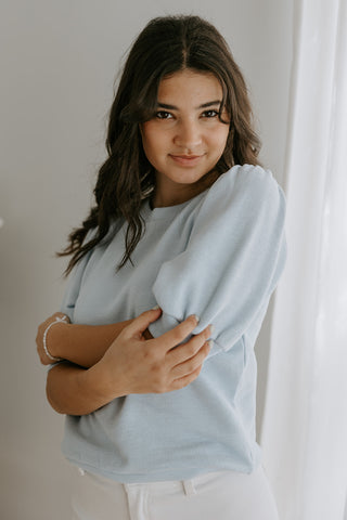 Sweetheart Neckline Mini - Blue