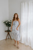 Tie Front Abstract Print Dress