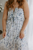 Tie Front Abstract Print Dress