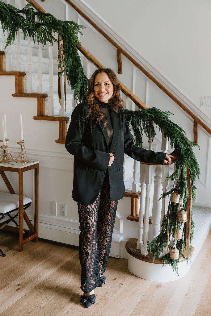 Lace Pants - Black