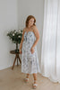 Tie Front Abstract Print Dress
