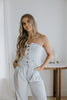 Button Up Vest and Pant Set - Light Blue