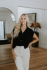 Collared Button Down - Black