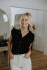 Collared Button Down - Black
