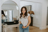 Collared Button Down - Natural