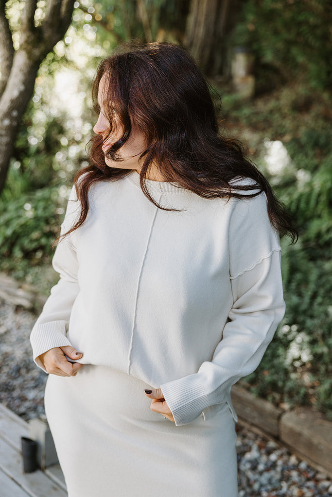 Soft Touch Sweater and Knit Skirt Set -