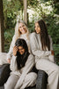 Ribbed Sweater & Crop Pant Set - Ivory