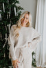 Waffle Textured Sweater & Pant Set - Grey