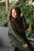 Ribbed Sweater & Pant Set - Green