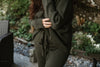 Ribbed Sweater & Pant Set - Green