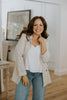 Linen Button Up Blazer - Natural