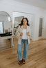 Linen Button Up Blazer - Natural