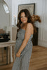 Strapless Striped Midi Dress