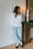 Bow Front Poplin Blouse - White