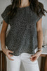 Floral Printed Blouse - Black