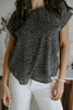Floral Printed Blouse - Black