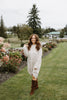 Casual Sweater Dress - Beige