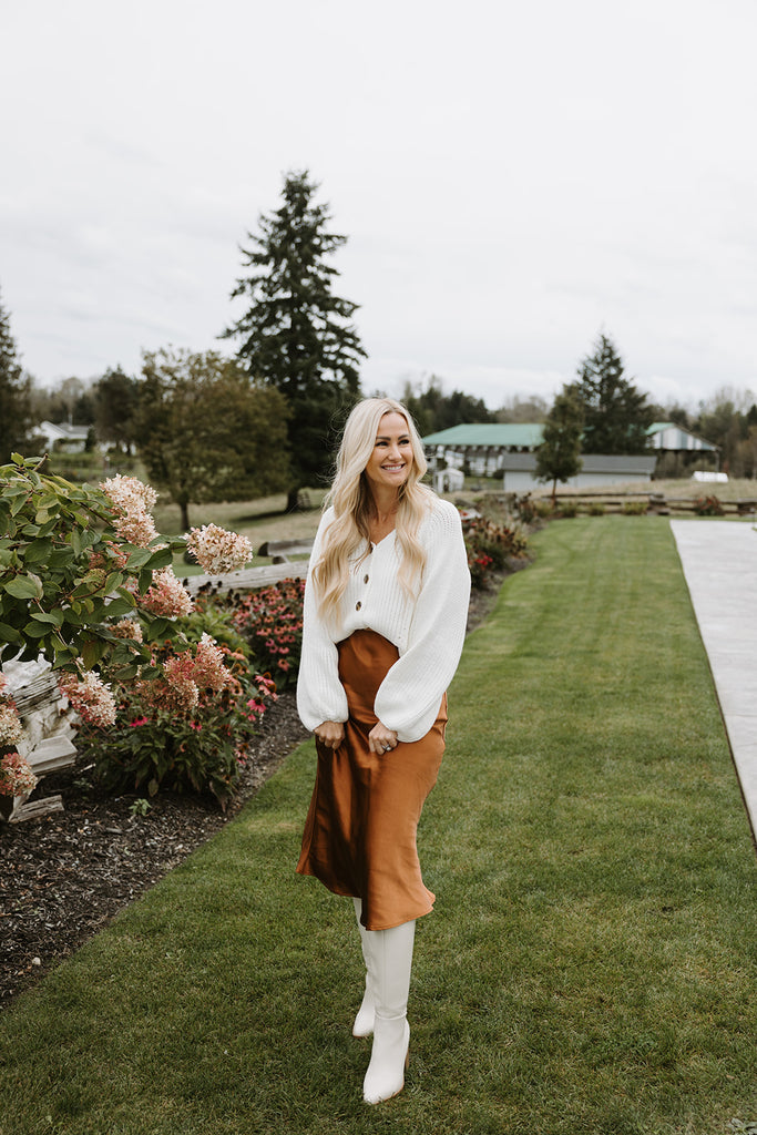 Slip Skirt - Copper