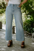 Scissor Cut Wide Leg - Light Denim
