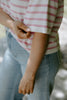 Striped Knit Basic - Pink/Cream