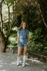 Button Up Denim Romper