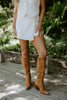 Denim Skort - White