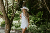 Denim Skort - White
