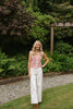 Knit Red & Cream Vest
