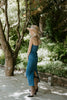 Strapless Midi Denim Dress