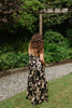 Floral Tube Tie Jumpsuit - Black