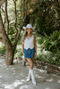 Denim Skort - Blue