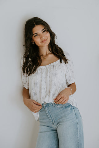 Striped Chambray Button Up - Olive