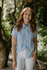 Classic Short Sleeve Denim Button Up - Snow Wash