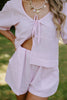 Gingham Summer Set - Baby Pink